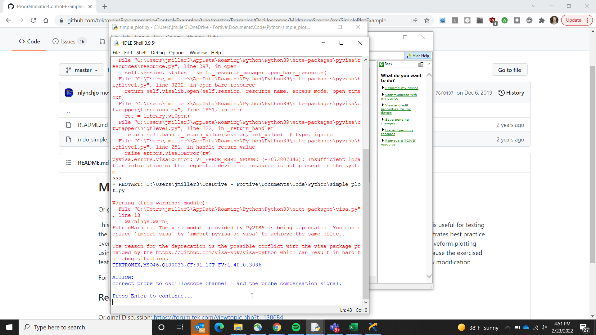 2001 SPECIFIED CALIBRATION INTERVALS